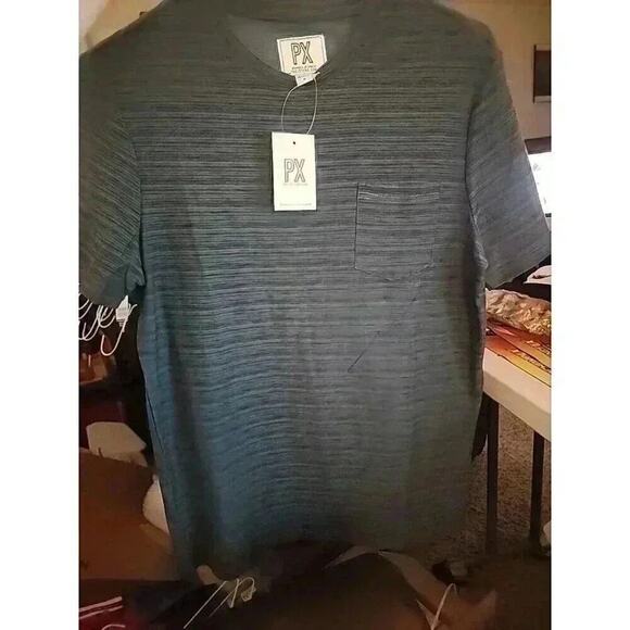 PX Clothing Heather Medium Shirt Men’s Eco Friendly NWT CR6 Excellent Nice Soft - Picture 7 of 7